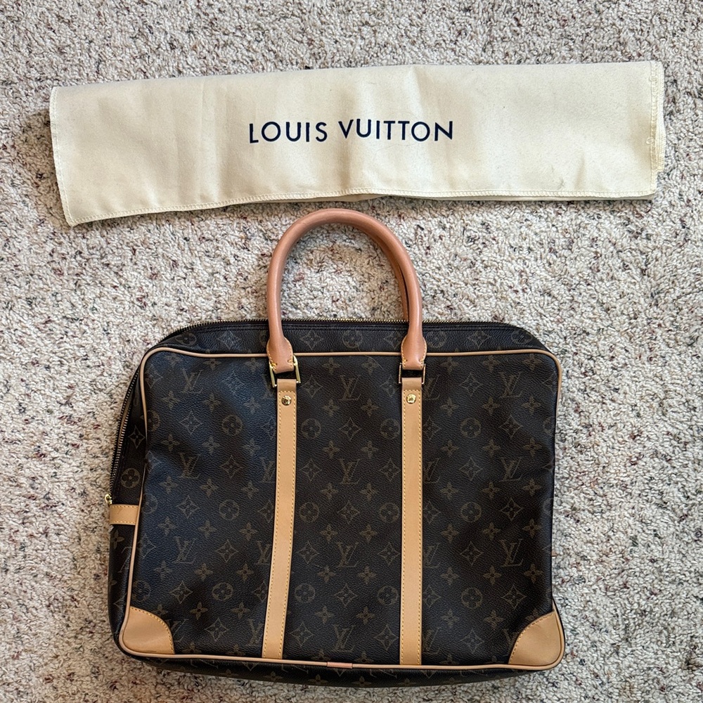 Louis Vuitton Brown Monogram Briefcase